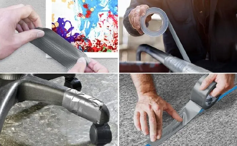 Silver cloth duct tape Silver cloth duct tape